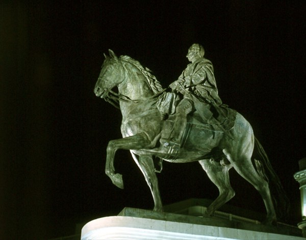 MENA JUAN PASCUAL DE 1707/1784
ESTATUA ECUESTRE DE CARLOS III - S XVIII - INSTALADA EN 1995
MADRID, PUERTA DEL SOL
MADRID