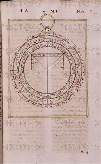 ALFONSO X EL SABIO 1221/84
MS HI1-FOL 102-COPIA DEL LIBRO DEL SABER DE ASTRONOMIA-1276 EJEMPLAR DE JUAN HONORATO DE 1562
SAN LORENZO DEL ESCORIAL, MONASTERIO-BIBLIOTECA
MADRID