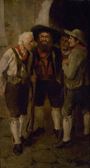 F D
(GRUPO DE CAZADORES) - 1886
MADRID, COLECCION MANUEL MUÑOZ
MADRID