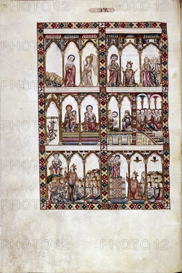 ALFONSO X EL SABIO 1221/84
MTI1-CANTIGA STA MARIA Nº90-F132R-DE LOOR DE LA VIRGEN,SIN PAR-MINIATURA S XIII
SAN LORENZO DEL ESCORIAL, MONASTERIO-BIBLIOTECA
MADRID
This image is not downloadable. Contact us for the high res.