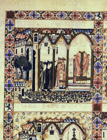 ALFONSO X EL SABIO 1221/84
D-MS.B.R.20- CANTIGA STA MARIA-Nº226-F15-A-MISA EN UN CONVENTO-HUERTA,VIDES Y MOLINO-INACABADA
FLORENCIA, BIBLIOTECA NACIONAL
ITALIA
