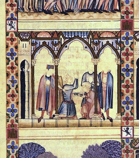 ALFONSO X EL SABIO 1221/84
D-MS.B.R.20- CANTIGA STA MARIA-Nº408-F16-C-EXTRACCION DE UNA FLECHA-HERIDO EN LOMBARDIA-S XIII
FLORENCIA, BIBLIOTECA NACIONAL
ITALIA

This image is not downloadable. Contact us for the high res.