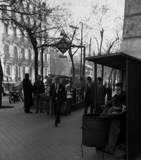 N - FOTOGRAFIA EN B/N - CASTAÑERA JUNTO AL METRO DE COLON EN LA CALLE GENOVA 1956 - Nº B/N 9427
MADRID, EXTERIOR
MADRID