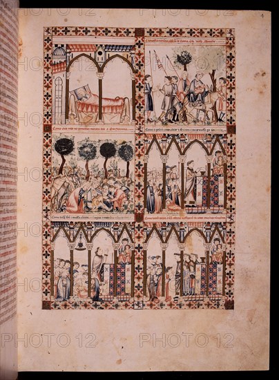 ALFONSO X EL SABIO 1221/84
MS B.R.20- CANTIGA STA MARIA-Nº 224-F4R-COMO STA Mº DE TERENA EN PORTUGAL RESUCITA A UNA NIÑA-S XIII
FLORENCIA, BIBLIOTECA NACIONAL
ITALIA