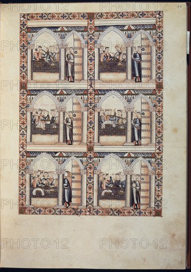 ALFONSO X EL SABIO 1221/84
CANTIGA STA MARIA Nº305-F44R-CEDULA DE CONFESION PESA MAS QUE EL DINERO DEL MERCADER-S XIII
FLORENCIA, BIBLIOTECA NACIONAL
ITALIA
This image is not downloadable. Contact us for the high res.