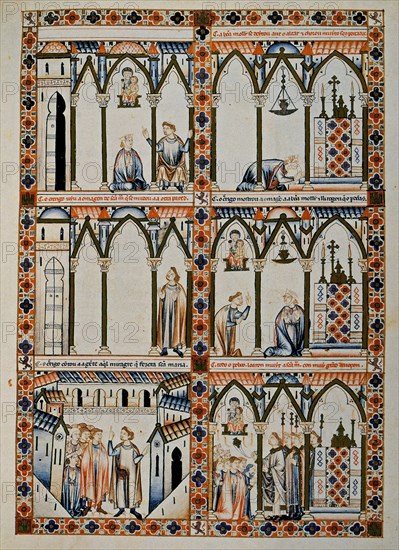 ALFONSO X EL SABIO 1221/84
CANTIGA STA MARIA Nº272-F79R-VIRGEN CAMBIA EL EMPLAZAMIENTO DE SU IMAGEN EN S JUAN DE LETRAN
FLORENCIA, BIBLIOTECA NACIONAL
ITALIA