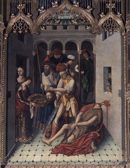 GALLEGO FERNANDO 1468/1507
DECAPITACION DEL BAUTISTA-RETABLO DE SAN ILDEFONSO-1466 - GOTICO ESPAÑOL- ESTILO HISPANO-FLAMENCO
ZAMORA, CATEDRAL
ZAMORA
This image is not downloadable. Contact us for the high res.