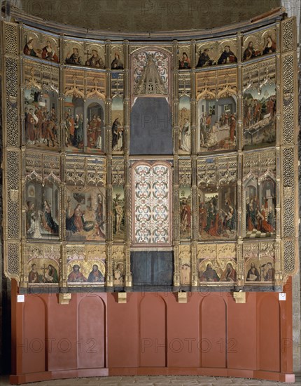 GALLEGO FERNANDO 1468/1507
INTERIOR - RETABLO MAYOR - S XV - GOTICO ESPAÑOL - ESTILO HISPANO-FLAMENCO
TORO, IGLESIA DE SAN LORENZO
ZAMORA