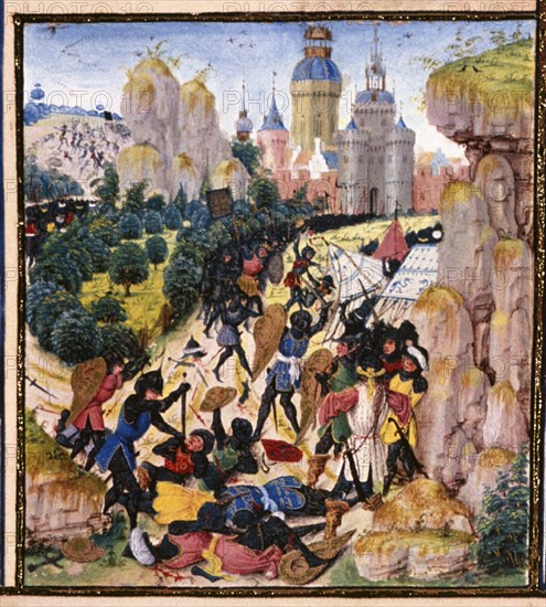 D- LIBRO DE LAS CRUZADAS - BATALLA POR NAZARET - MINIATURA DEL S XV - Conj 77241
VIENA, BIBLIOTECA NACIONAL
AUSTRIA
This image is not downloadable. Contact us for the high res.