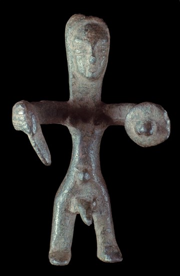 GUERRERO DESNUDO - COLLADO DE LOS JARDINES - SANTA ELENA (JAEN) - ARTE IBERICO
MADRID, MUSEO ARQUEOLOGICO NACIONAL
MADRID