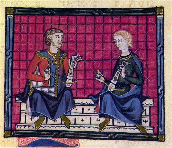 ALFONSO X EL SABIO 1221/84
D-M.B.I.2-CANTIGA DE STA MARIA Nº110-F118R-CODICE DE LOS MUSICOS-RABEL MORISCO-S XIII MINIATURA
SAN LORENZO DEL ESCORIAL, MONASTERIO-BIBLIOTECA
MADRID