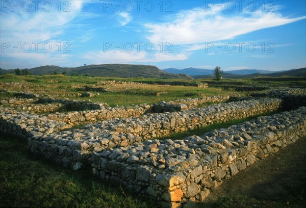 Ruins of Taxila, historic Buddhist pilgrimage site in Pakistan