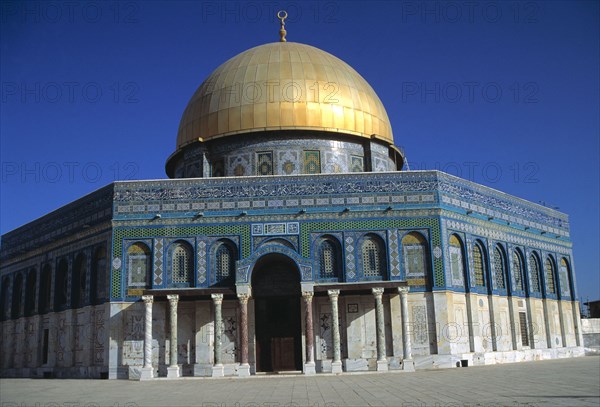 The Dome of the Rock  in Jerusalem