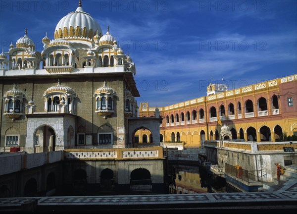 The temple complex at Pancha Sahib where Guru Nanak spent part of his life