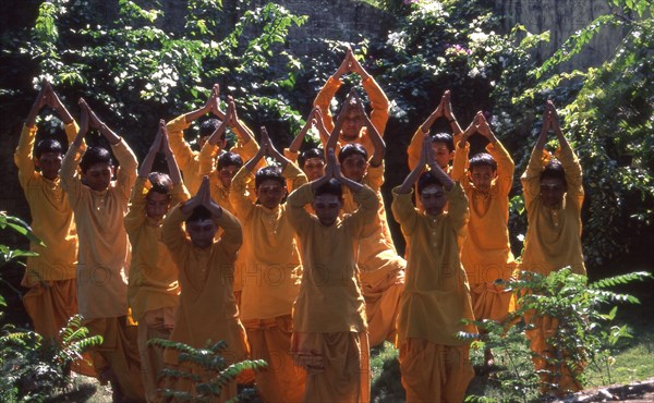 Ecole religieuse à Rishikesh, en Inde