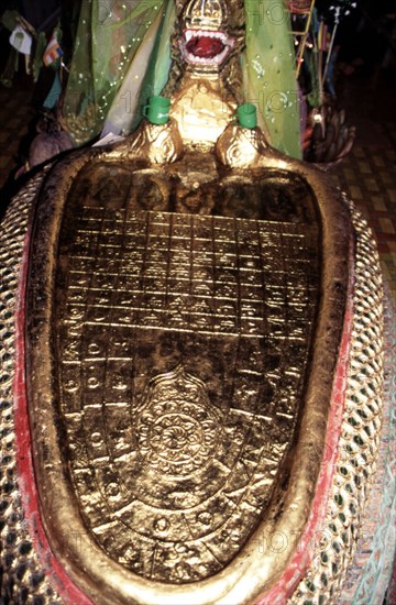 Empreinte de Bouddha, Pagode Shwedagon, Yangon, Birmanie