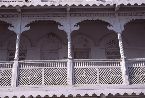 Detail of architecture, in Mutrah