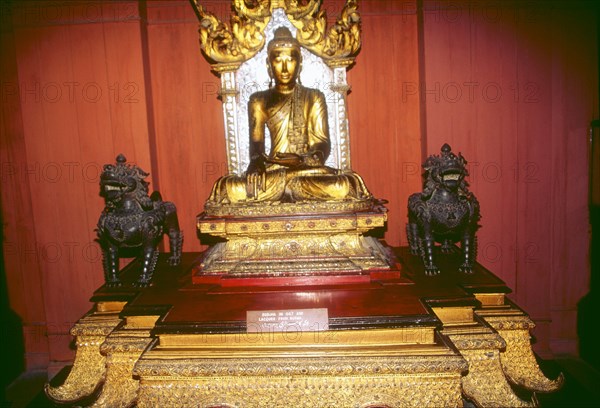 Buddha from temple in Mandalay