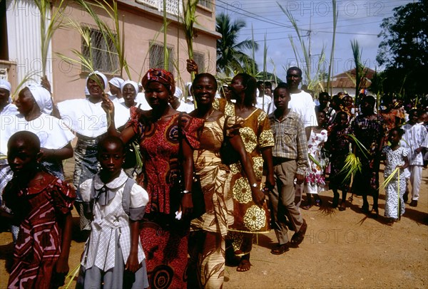 Dimanche des Rameaux au Ghana