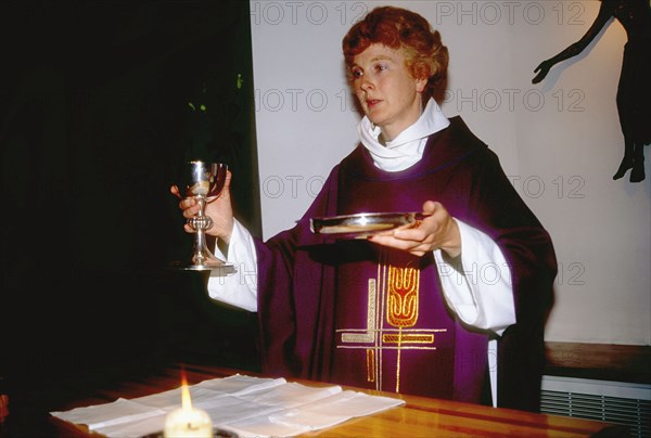 Office religieux dans une église anglicane