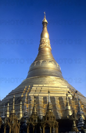 Shwedagon Pagoda in Yangon Myanmar