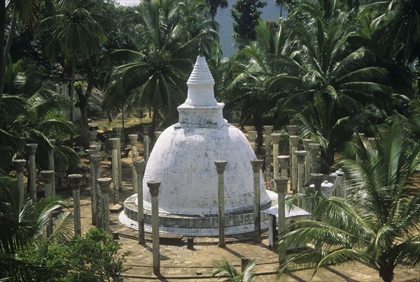 Ambasthale dagoba sacred Buddhist site at Mihintale Sri Lanka