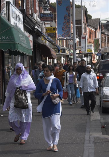 Ethnic dress in Manchester UK