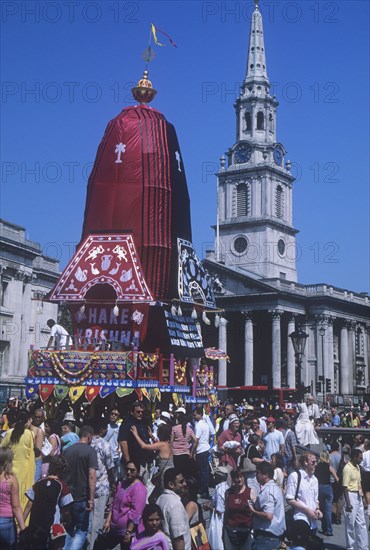 Jaggantha chariot in Trafalgar Square London