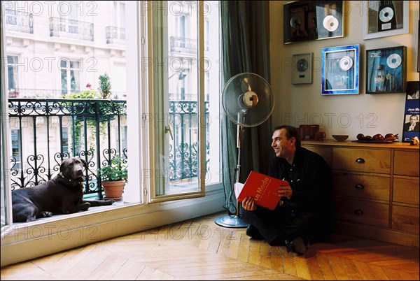 02/25/2004. Jean-Marc Morandini close-up in Paris