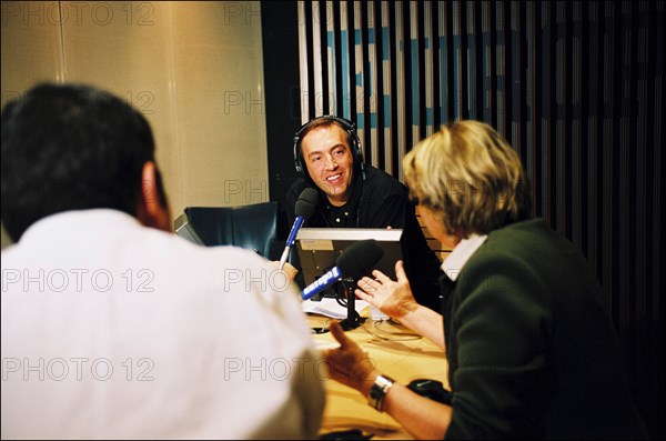 02/25/2004. Jean-Marc Morandini close-up in Paris