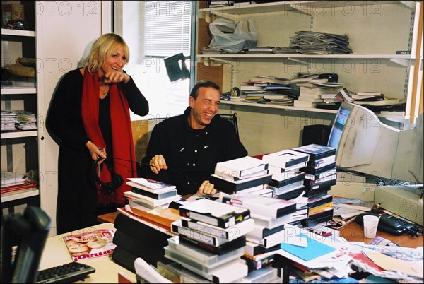 02/25/2004. Jean-Marc Morandini close-up in Paris