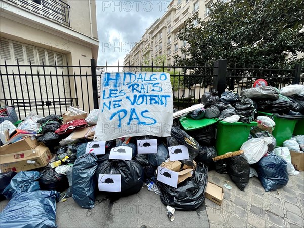 Poubelles à Paris (mars 2023)