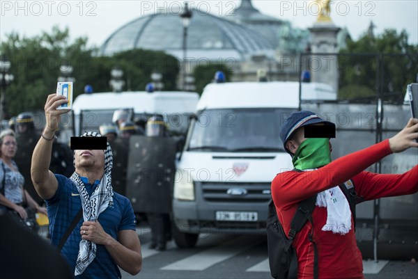 Manifestation pro palestine à Paris