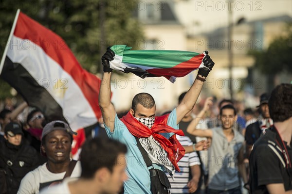 Manifestation pro palestine à Paris