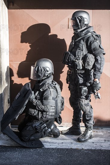 French policemen from the RAID unit, 2016