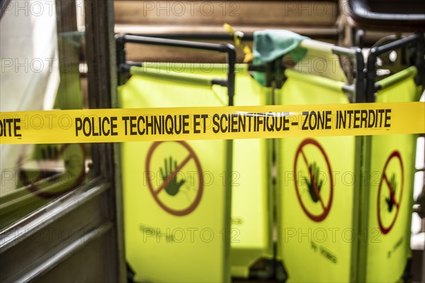 Intervention de la police technique et scientifique, 2019