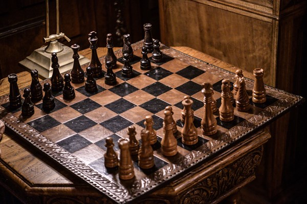 Wooden chess set, 2020