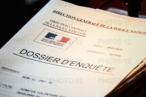 French National Police investigation file