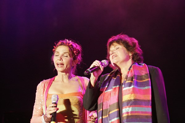 Victoria Abril and Maurane, 2006