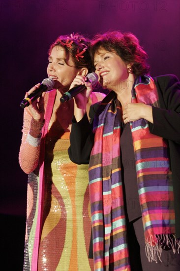 Victoria Abril and Maurane, 2006