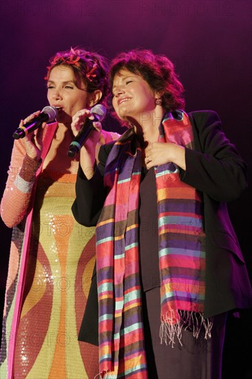 Victoria Abril and Maurane, 2006