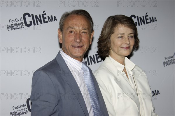 Bertrand Delanoë et Charlotte Rampling, 2009