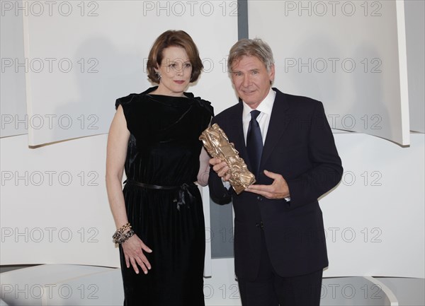 Sigourney Weaver et Harrison Ford, 2010