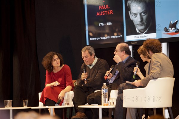 Paul Auster et Salman Rushdie, 2010