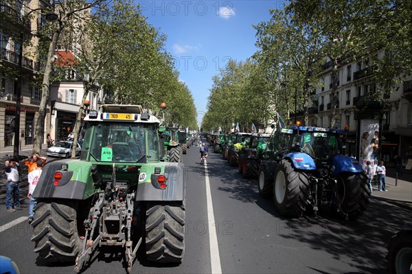 Manifestation d'agriculteurs, 2010