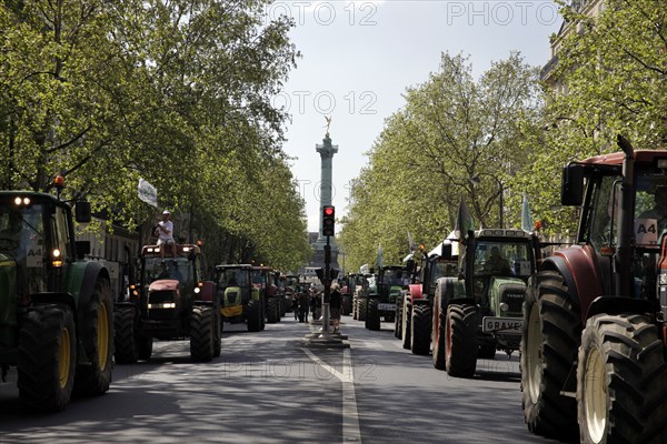 Manifestation d'agriculteurs, 2010