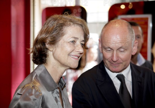 Charlotte Rampling et Christophe Girard, 2010