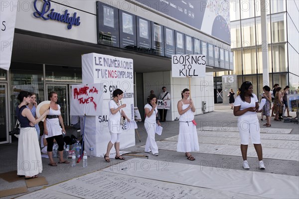 Grève Gaumont Parnasse, 2010, 2010