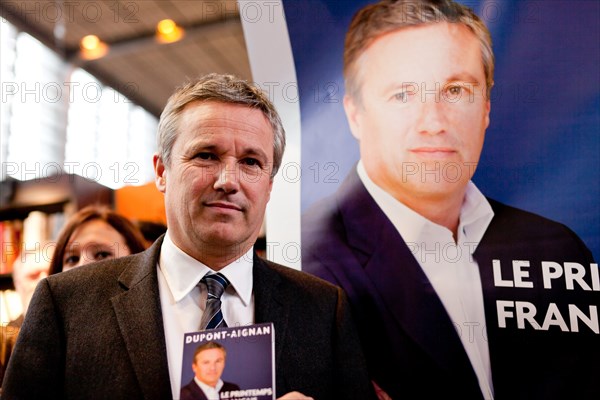 Nicolas Dupont-Aignan, 2012