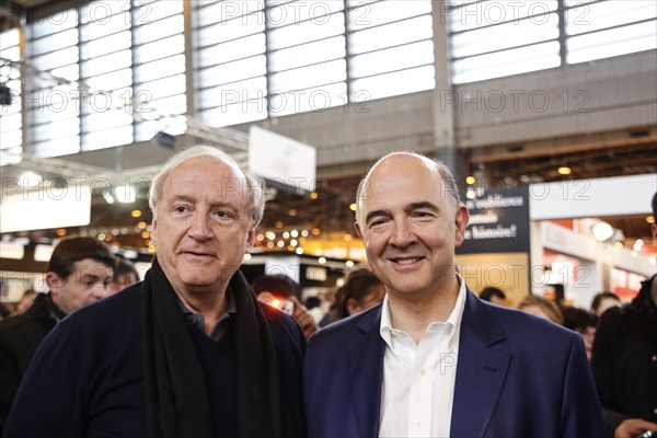 Pierre Moscovici et Hubert Védrine, 2014